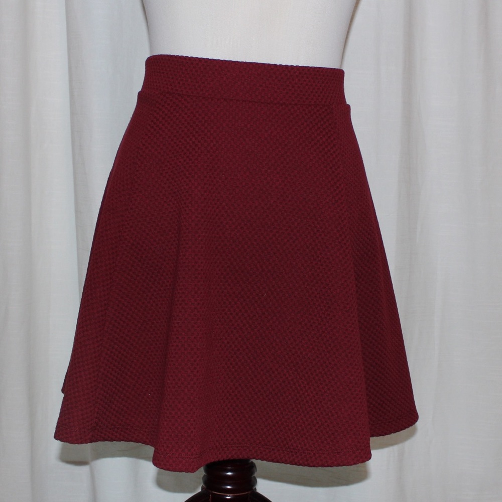 Red Skater Skirt